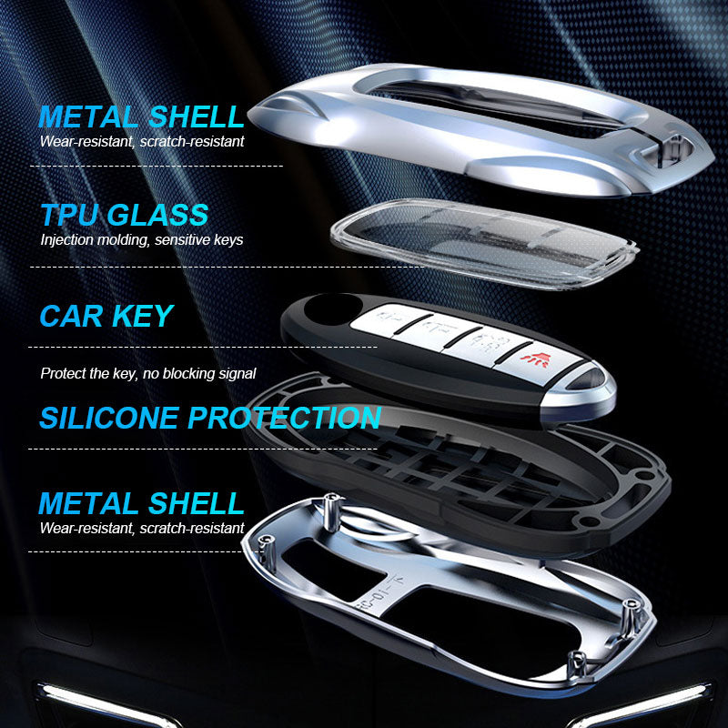 For Infiniti Car Metal Sports Car Key Case