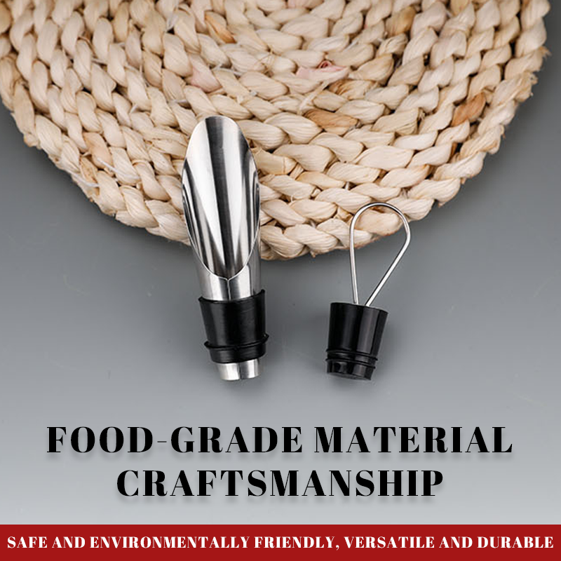 Stainless Steel Wine Pourer Set