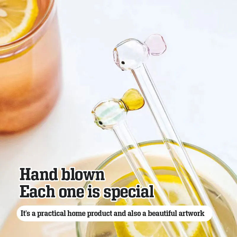 🐠Gaopeng Glass Fish Straw