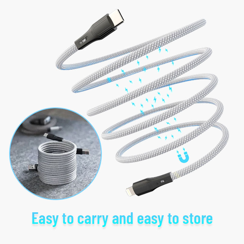 Magnetic Absorption Nanodata Cable