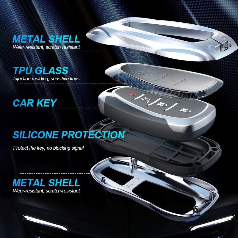 For Chevrolet Car Metal Sports Car Key Case