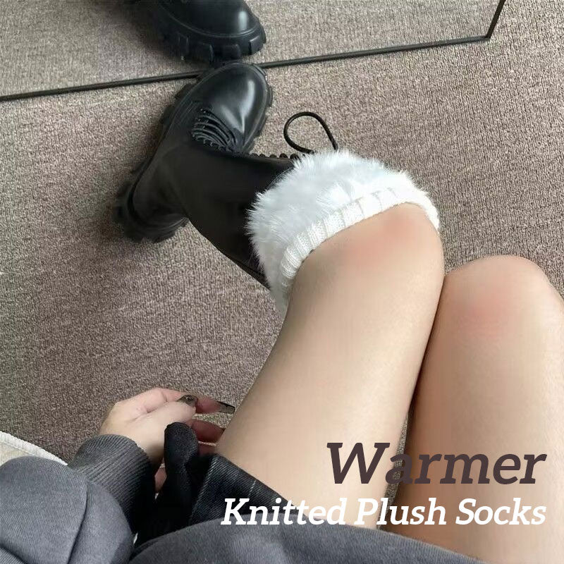 Knitted Plush Socks