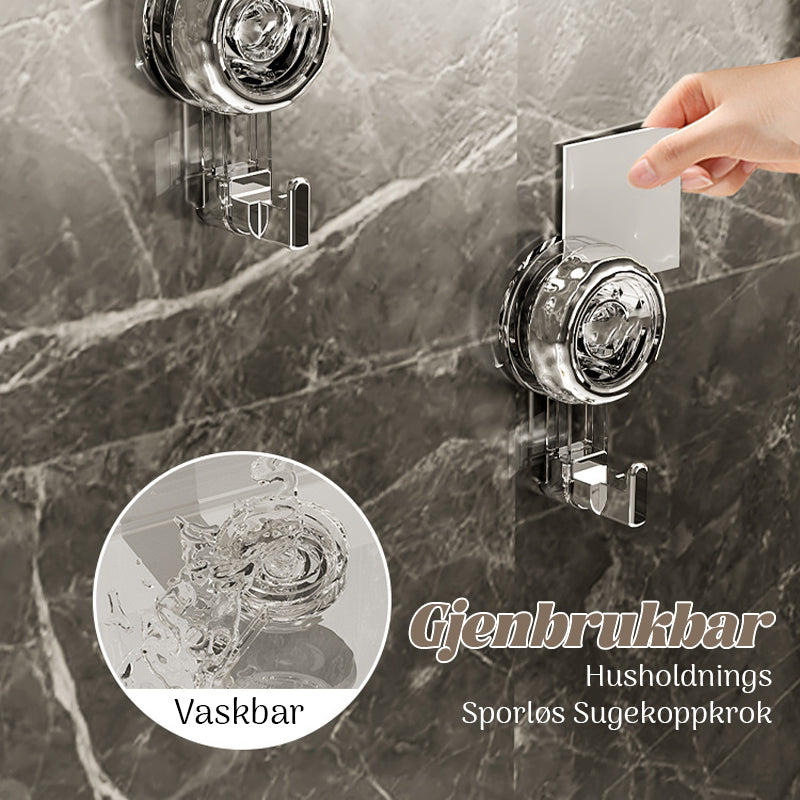 Husholdnings Sporløs Sugekoppkrok/No punching suction cup hook