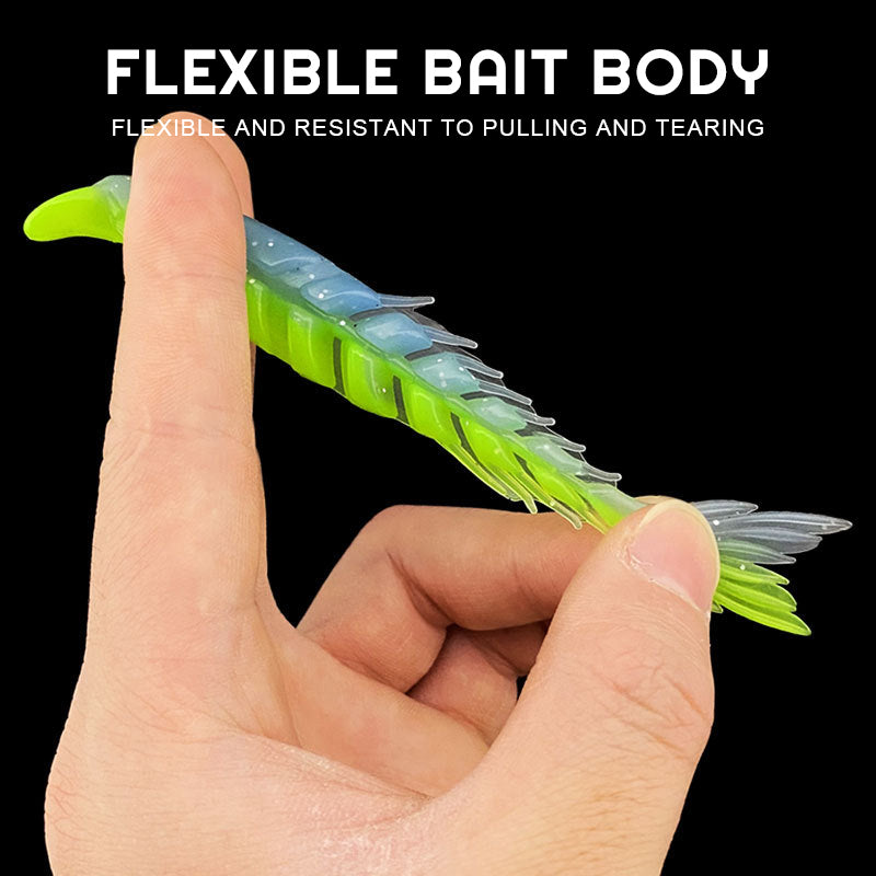 Two-Color Scissors Fishtail Soft Bait