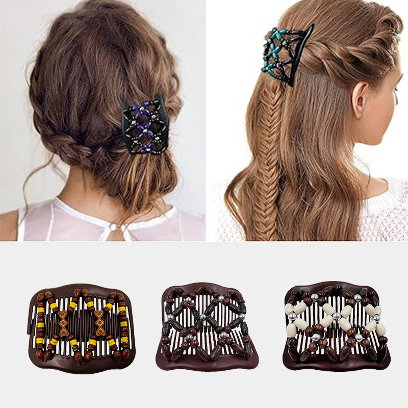 Double Row Elastic Comb