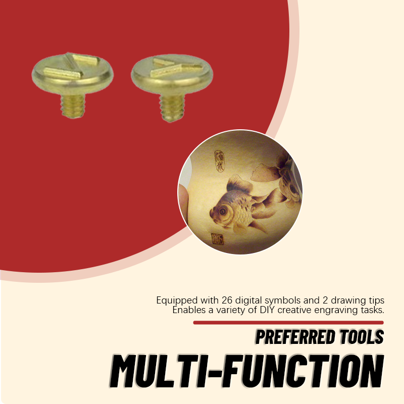 26 Number Symbol Engraving Soldering Iron(28-piece set)