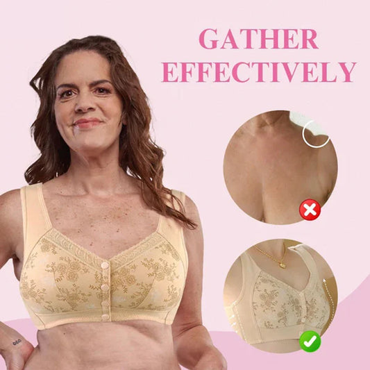 Vorderknopf ohne Drahtunterwäsche/Front buckle wire-free underwear