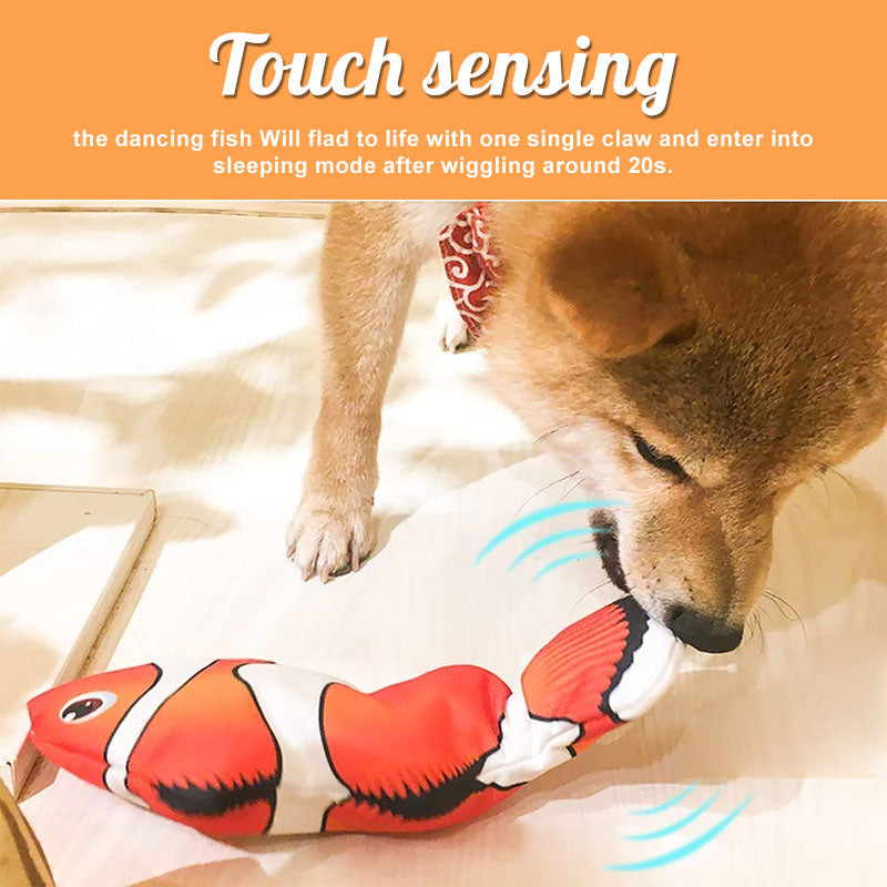 Electric Dancing Fish Cat Catnip Toy