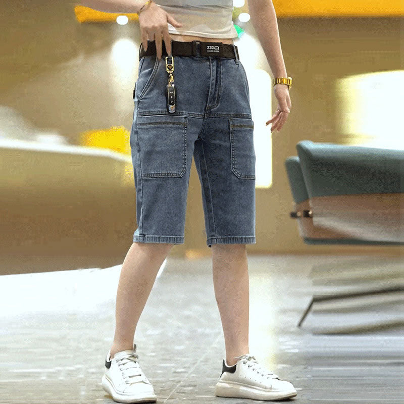 Six Pocket Denim Shorts