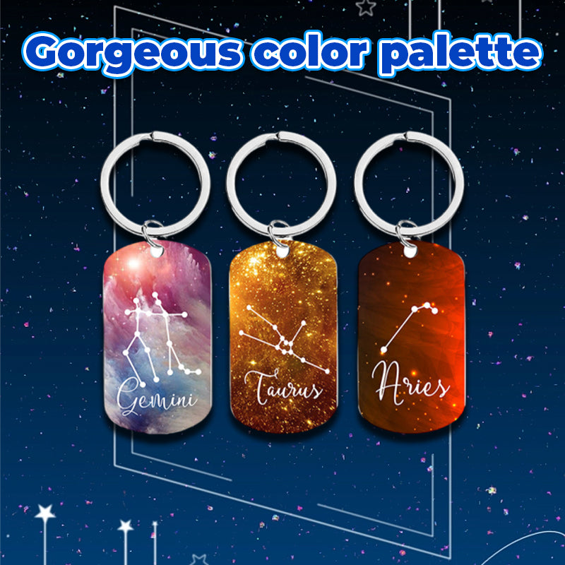 Zodiac Sign Keychain