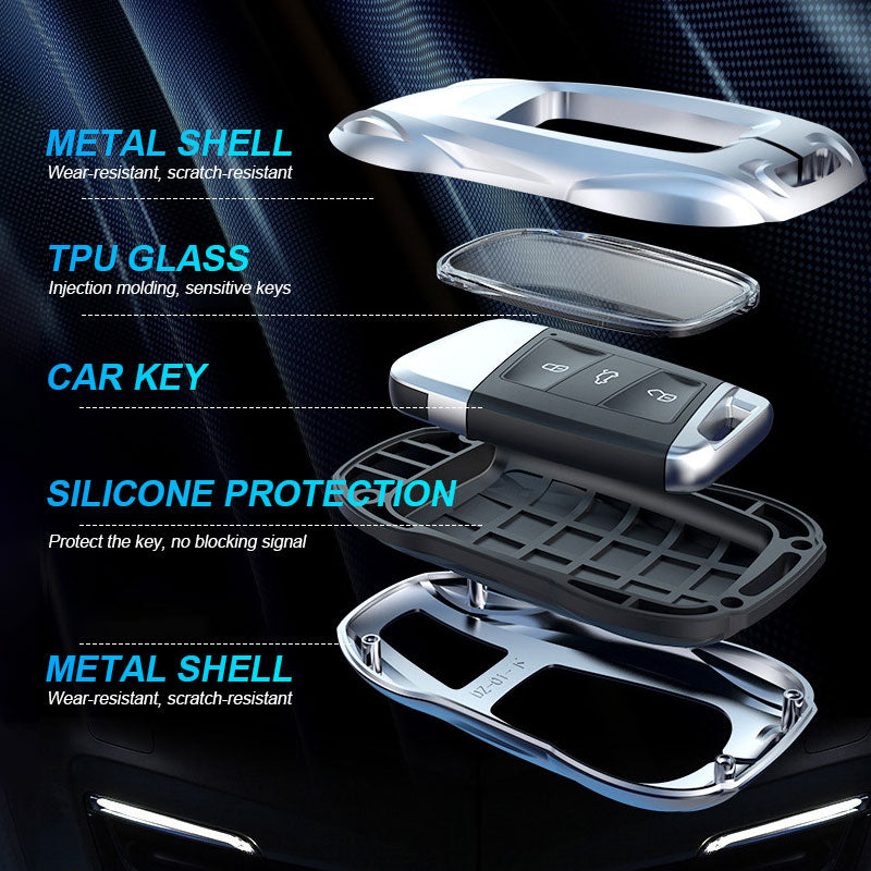For Volkswagen Car Metal Sports Car Key Case