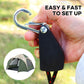 Liftable And Adjustable Tent Wind Rope Tensioner