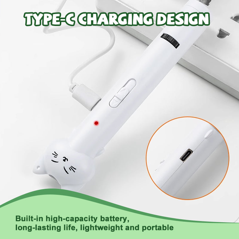Multifunctional USB Rechargeable Laser Cat Teaser