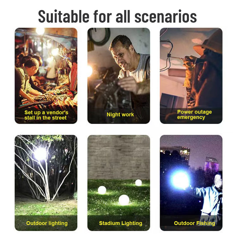 LED Solar Foldable Football Light