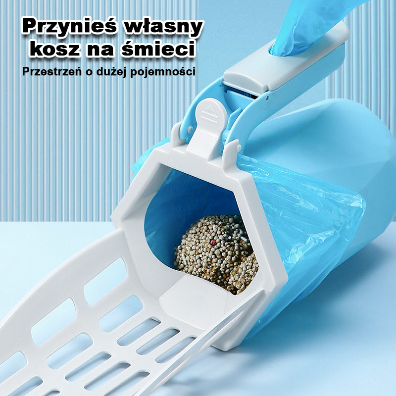 Zintegrowana Łyżka Do Kuwety Dla Kota O Dużej Pojemności