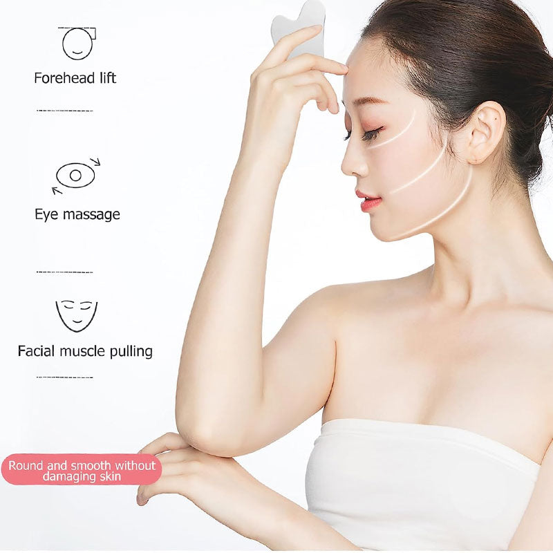 Heart Shape Facial Gua Sha Board