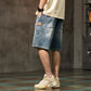 Men'S Loose Ripped Denim Shorts