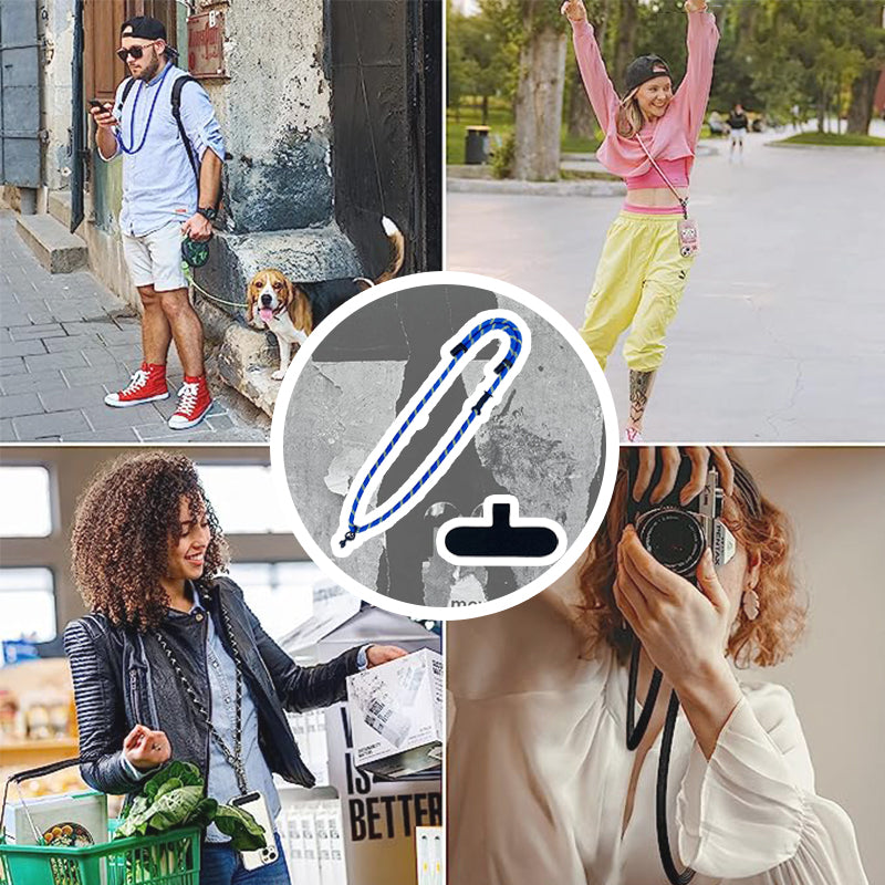 Adjustable Mobile Phone Lanyard With Spacer