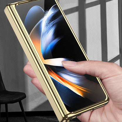 Transparent Magnetic Hinge Phone Case