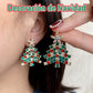 Pendientes creativos de árbol de Navidad./Christmas tree earrings