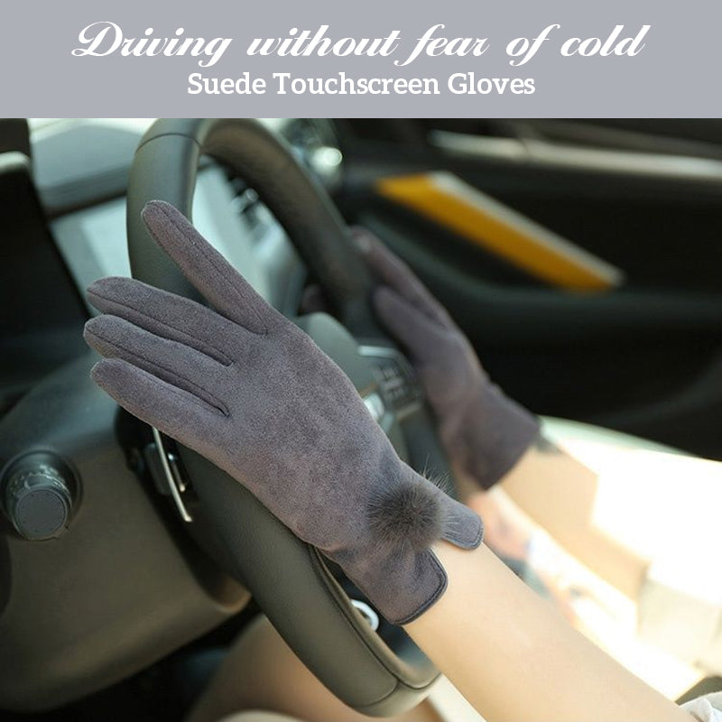 Suede Touchscreen Gloves