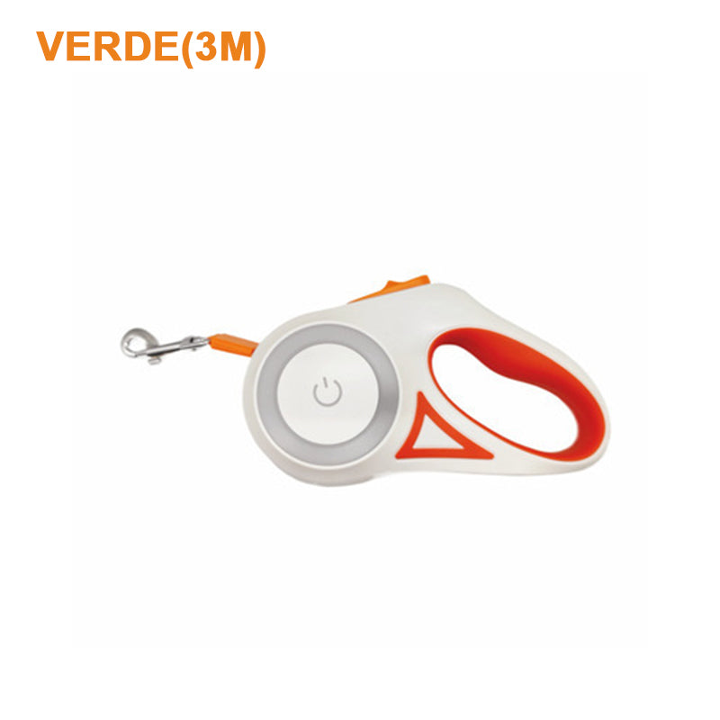 Correa retráctil automática para mascotas LED/Illuminated automatic retractable dog leash