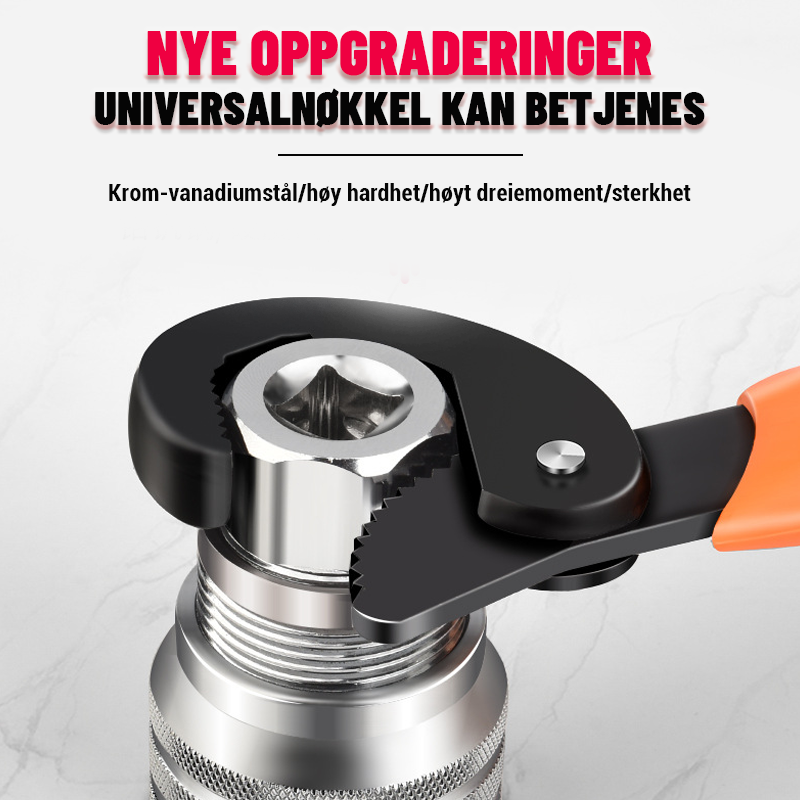 Universal Pipenøkkelsett/Universal socket head wrench set