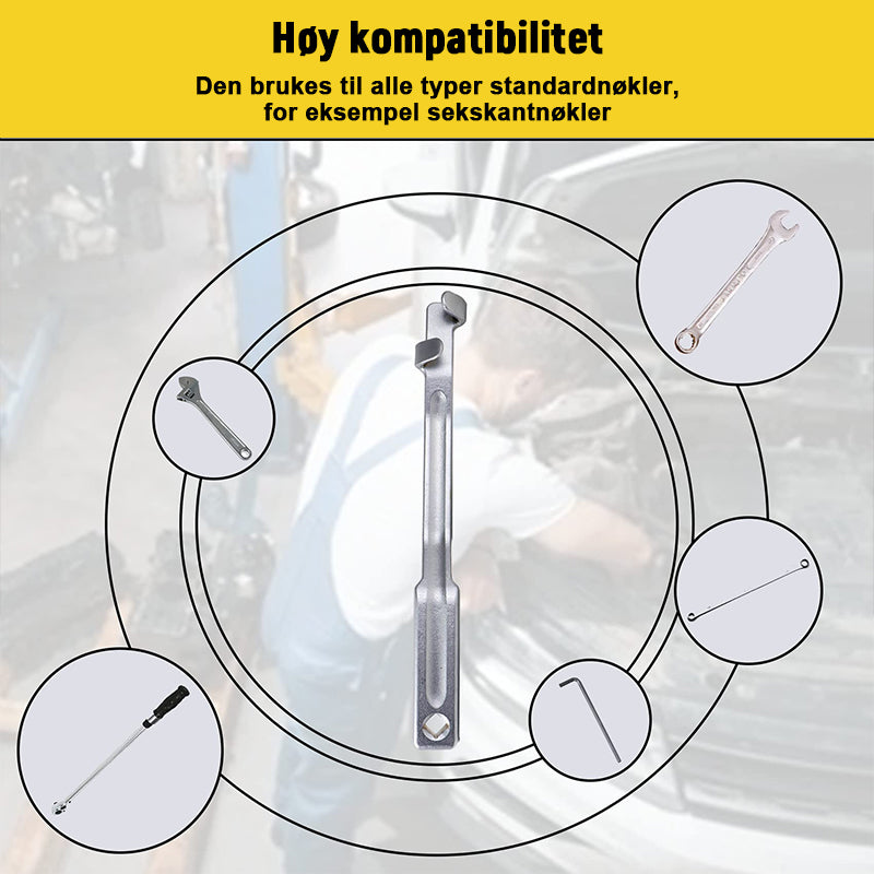 Forlengelsesverktøy For Skiftenøkkel/universal wrench extension tool