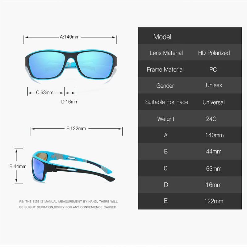 Men's Polarized Colorful Film Series Glasses