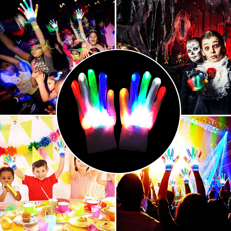 Halloween Glow Warm Gloves