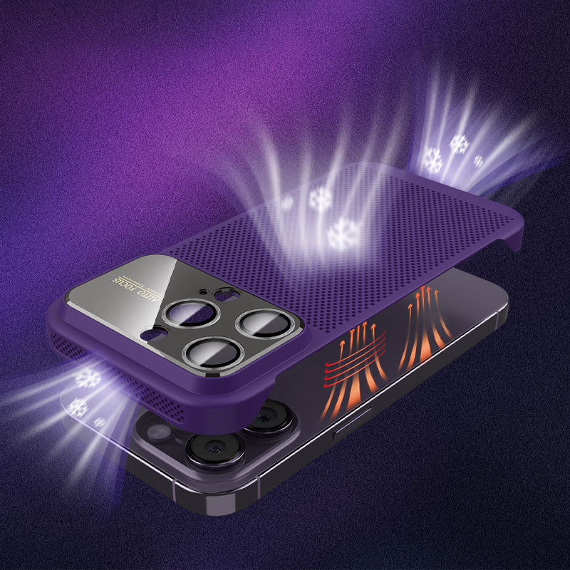 Frameless Mobile Phone Case With Cooling Holes