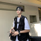 Men'S Hip Hop Multi-Pocket Vest