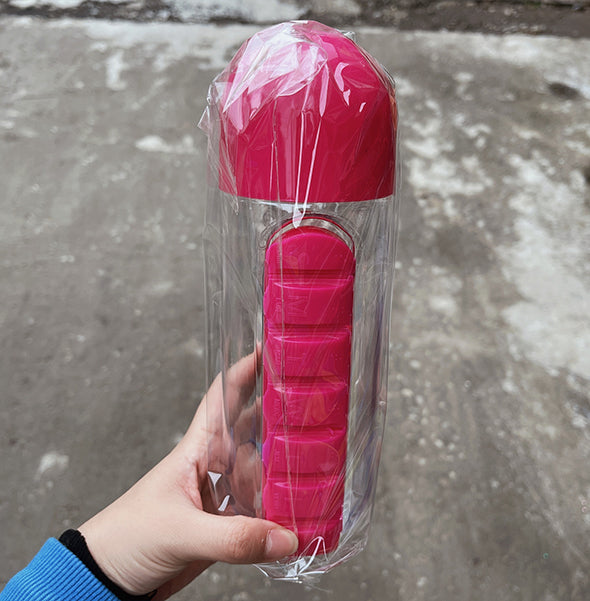 Pillenorganisator-Wasserflasche/Pill organizer water bottle