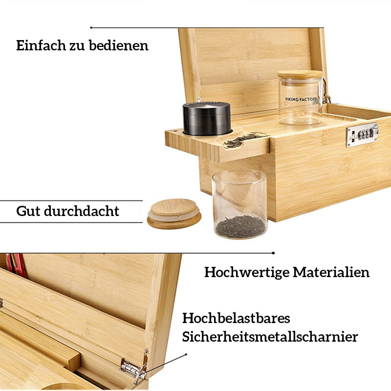 Holz-Desktop-Aufbewahrungsbox, Schmuckschatulle/Wooden desktop storage box