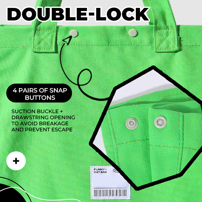 Breathable Canvas Cat Bag