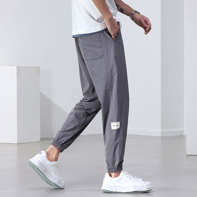 Men'S Ankle Sports Ice Silk Pants