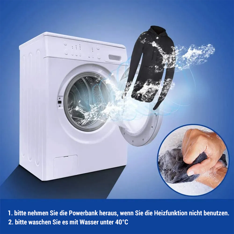 Unisex Beheizter Kapuzenpullover/Unisex heated hoodie