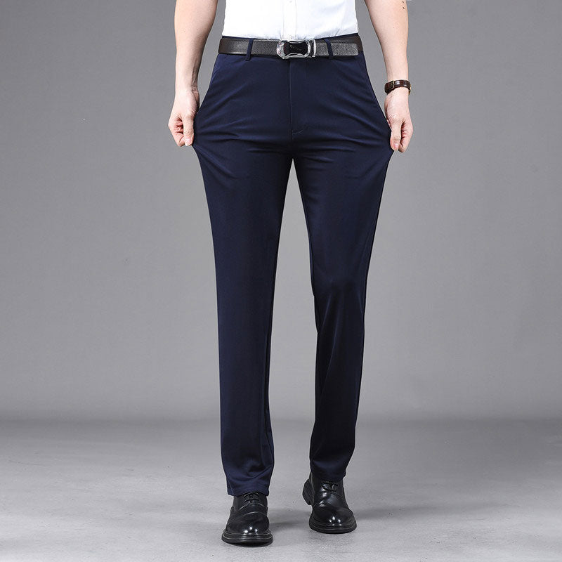 Men'S Casual Elastic Suit Pants