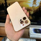 Electroplated Matte Acrylic Tempered Glass Protective Case