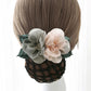 Tulle Flower Hair Net Hair Clip