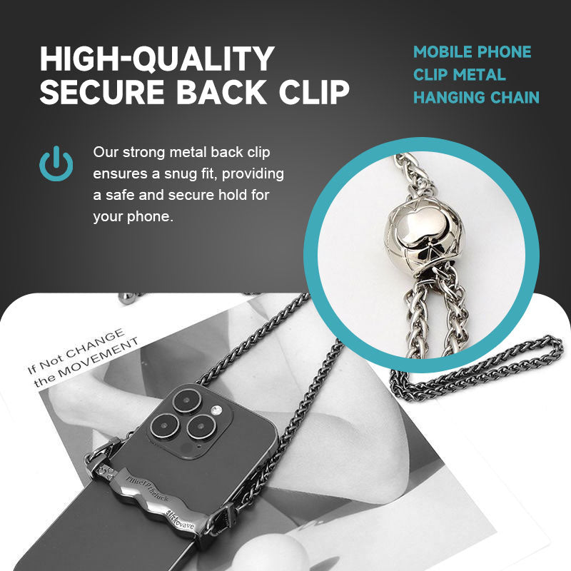 Mobile Phone Clip Metal Hanging Chain