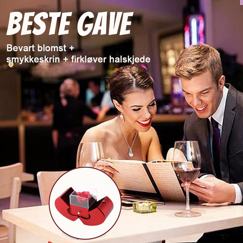 Firkløver Halskjede Feriegave/clavicle chain set