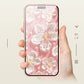 Liquid Glass Oil Painting Flower Mobile Phone Case