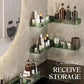No-Drilling Swivel Corner Storage Rack