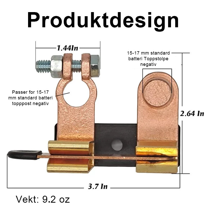 Hovedbryter For Toppstolpeknivblad/Top -pillar blade main switch
