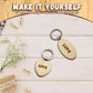 Personalized Wooden Keychain