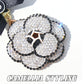 Camellia Diamond Car Keychain