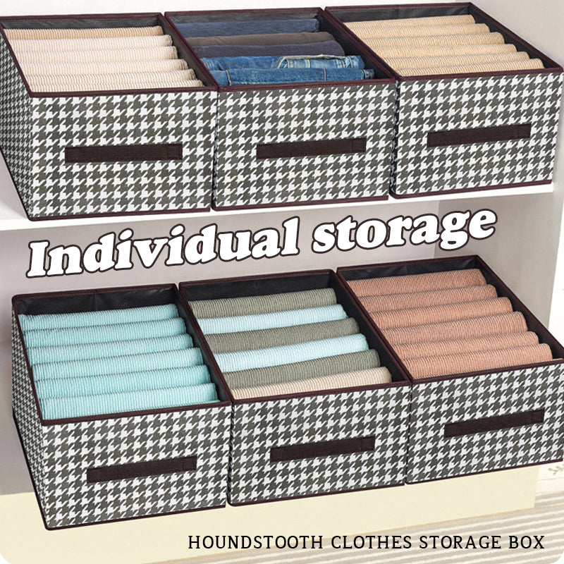 Houndstooth Clothes Storage Box