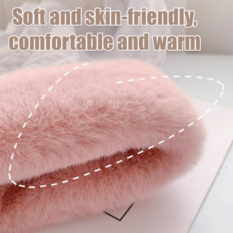 Imitation Rex Rabbit Fur Cross Scarf