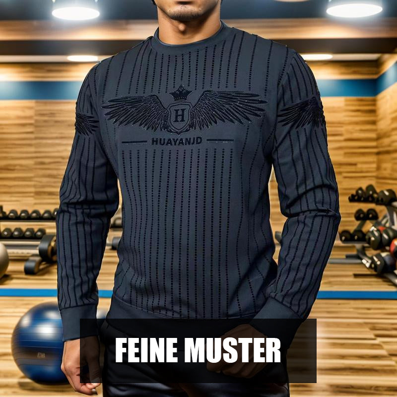 Herrenoberteil mit Flügelprint/Wings print men's top